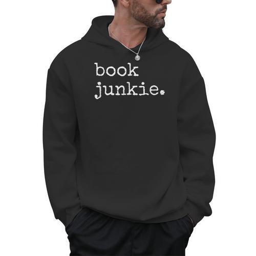 Book Junkie Reading Men Hoodie - Bookorys AU