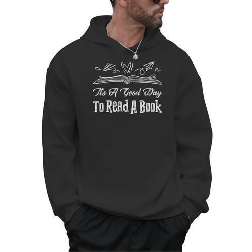 Book Lover Bookish Reading Bookworm Bibliophile Nerd Geek Men Hoodie - Bookorys CA