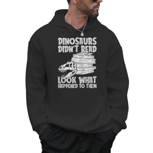 Book Lover Librarian Reading Rat Bookworm Men Hoodie - Bookorys DE