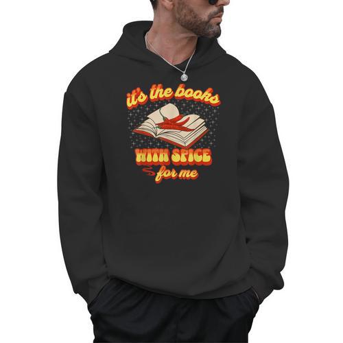 Book Lover Reading Spicy Romance Smut Reader Bookworm Men Hoodie - Bookorys