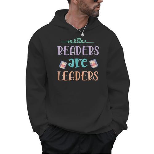 Book Lovers Shirt Reading Lover Shirt Readers Are Leaders Men Hoodie - Bookorys