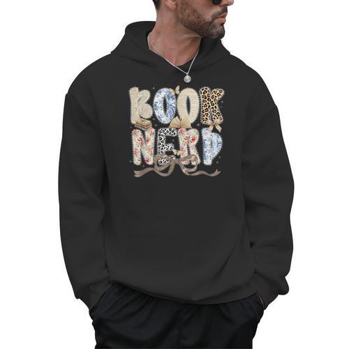 Book Nerd Coquette Bow Booktrovert Reading Lover Bookish Men Hoodie - Bookorys