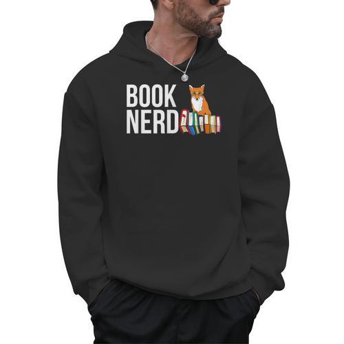 Book Nerd Book Lover Men Hoodie - Bookorys DE
