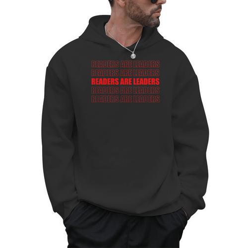 Book Reading Readers Are Leaders Men Hoodie - Bookorys CA