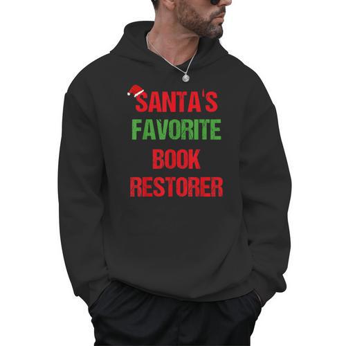 Book Restorer Pajama Christmas Men Hoodie - Bookorys DE