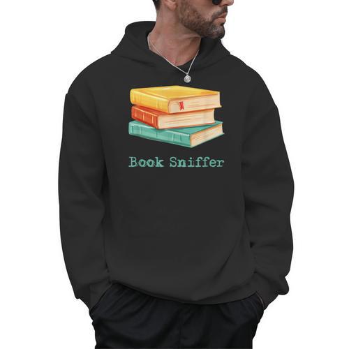 Book Sniffer Sniffing Booksniffing For Readers Men Hoodie - Bookorys