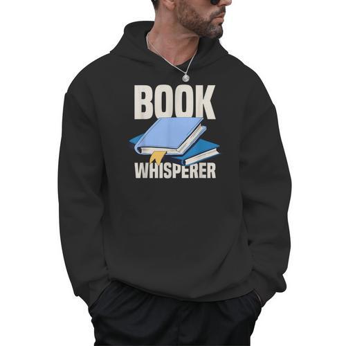 Book Whisperer Library Books Men Hoodie - Bookorys AU