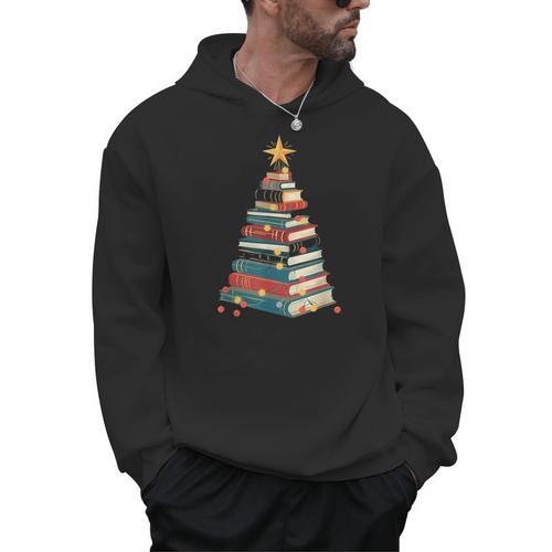 All Booked For Christmas Book Men Hoodie - Bookorys DE
