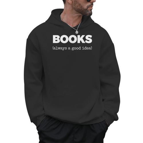 Books Always a Good Idea Men Hoodie - Bookorys AU