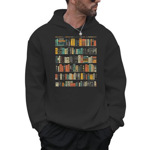 Books Graphic Art Art Books Men Hoodie - Bookorys DE