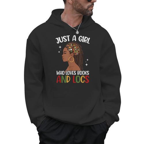 Books And Locs Loc'd Dreadlocs Locd Hair Men Hoodie - Bookorys