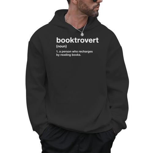 Bookworm Art For Men Women Book Reading Book Reader Men Hoodie - Bookorys CA
