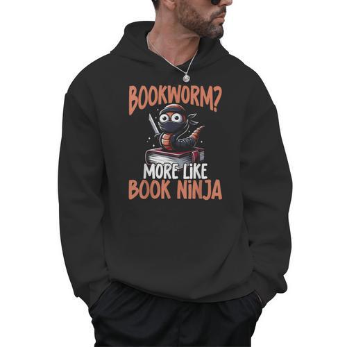 Bookworm For Book Lover Reading Librarian Men Hoodie - Bookorys DE