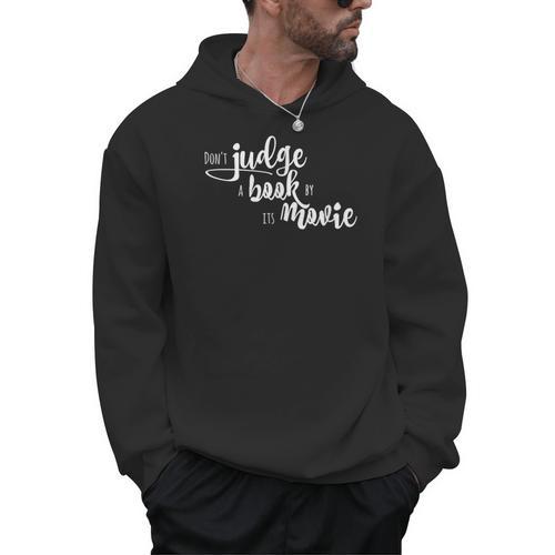 Bookworm Shirt For Book Lover Don't Judge a Book Men Hoodie - Bookorys
