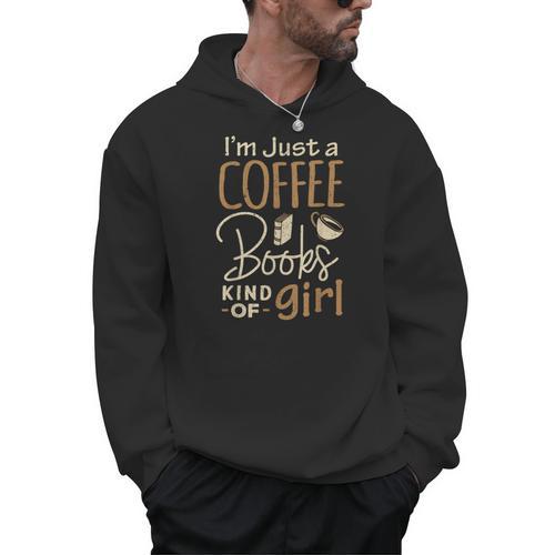 Bookworm Shirt I'm Just A Coffee Books Lover Women Girl Tee Men Hoodie - Bookorys CA
