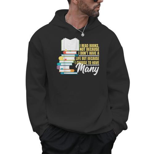 Bookworm Shirt I Read Books Reader Nerd Men Hoodie - Bookorys DE