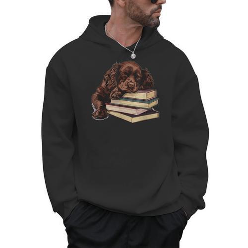 Boykin Spaniel Books Dog Breed Graphic Men Hoodie - Bookorys DE