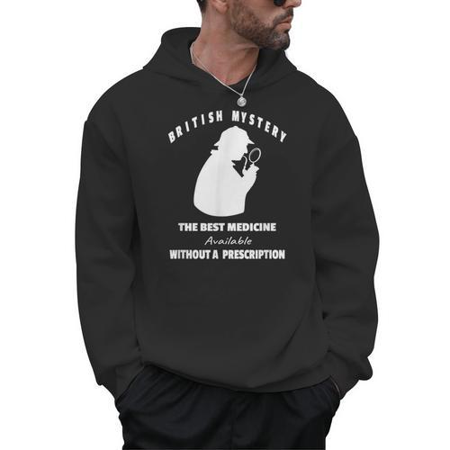 British Mystery Books Reader Crime Suspense Reading Lover Men Hoodie - Bookorys