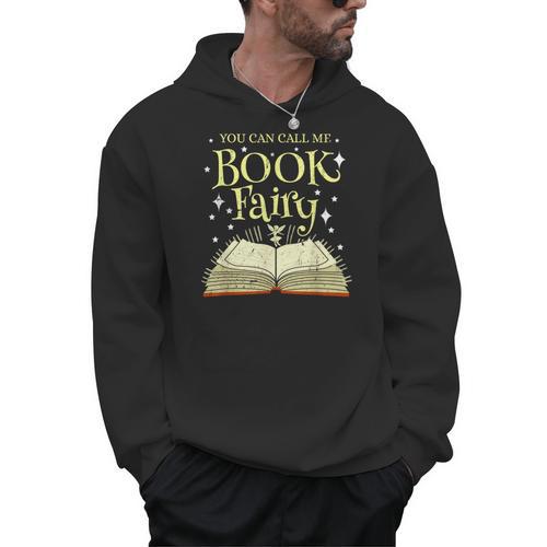 You Can Call Me Book Fairy Librarian Vintage Men Hoodie - Bookorys UK