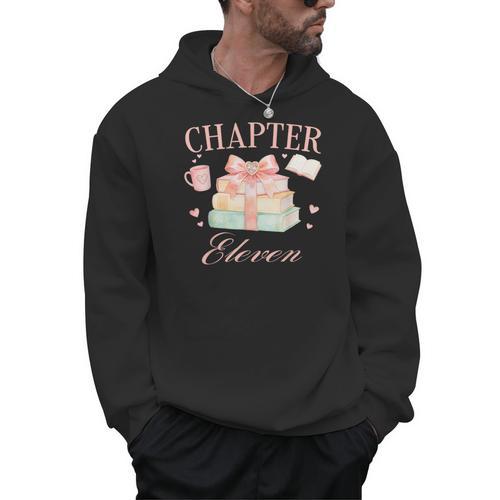 Chapter 11th Birthday Bookworm 11 Years Old Cute Book Loves Men Hoodie - Bookorys