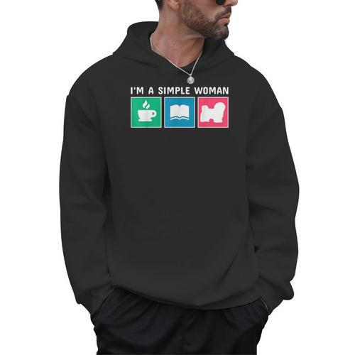 Coffee Books And Havanese Dog Men Women Kids Men Hoodie - Bookorys CA