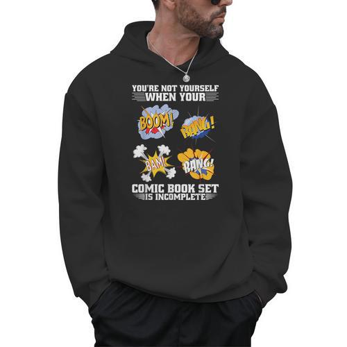 Comic Book Collecting Gear Collection Comics Collector Men Hoodie - Bookorys