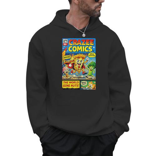 Comic Reader Comic Book Merch Vintage Reading Comic Books Men Hoodie - Bookorys