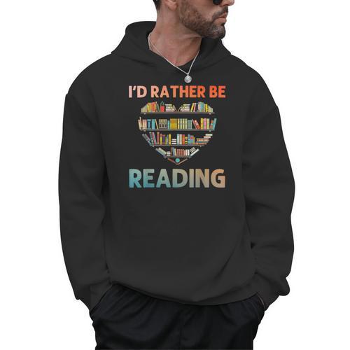 Cool Books For Men Women Book Lover Reading Bookworm Library Men Hoodie - Bookorys AU