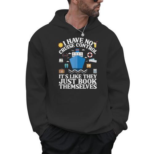 Cruise They Book Themselves I Have No Control On A Cruise Men Hoodie - Bookorys UK