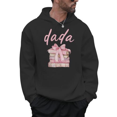 Dada Book First Chapter Birthday Girl Coquette Bow Matching Men Hoodie - Bookorys