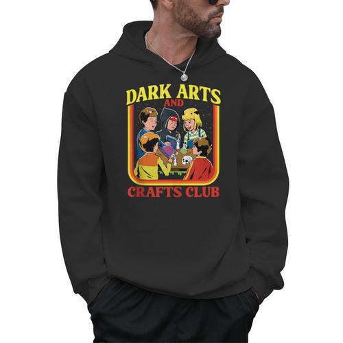 Dark Arts And Crafts Club Retro Witchy Book Cover Men Hoodie - Bookorys AU
