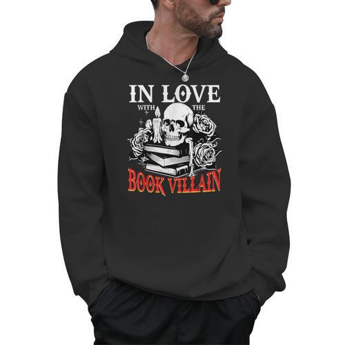Dark Romance Booktok In Love With The Book Villain Men Hoodie - Bookorys CA