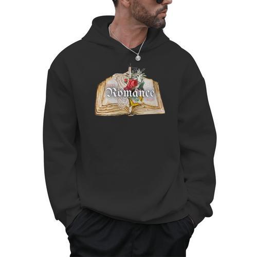 Dark Romance Girly Book Men Hoodie - Bookorys