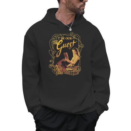 Disney Beauty And The Beast Belle Book Graphic T-Shirt Men Hoodie - Bookorys AU