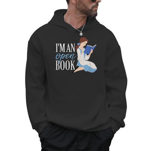 Disney Princess Belle I'm An Open Book Men Hoodie - Bookorys