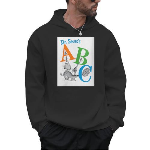 Dr Seuss ABC Book Cover Men Hoodie - Bookorys