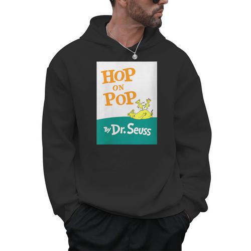 Dr Seuss Hop On Pop Book Cover Men Hoodie - Bookorys