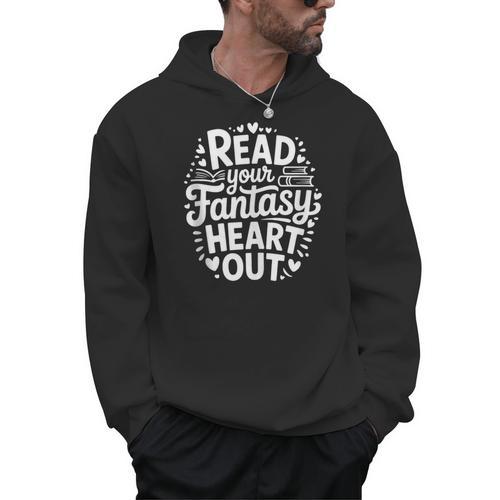 Fantasy Books Enthusiasts Men Women Kids Book Club Bookworm Men Hoodie - Bookorys AU