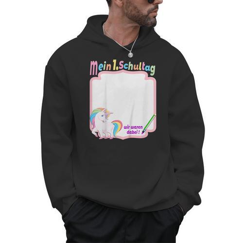 First Day Of School 2021 Guest Book Unicorn Unicon Men Hoodie - Bookorys
