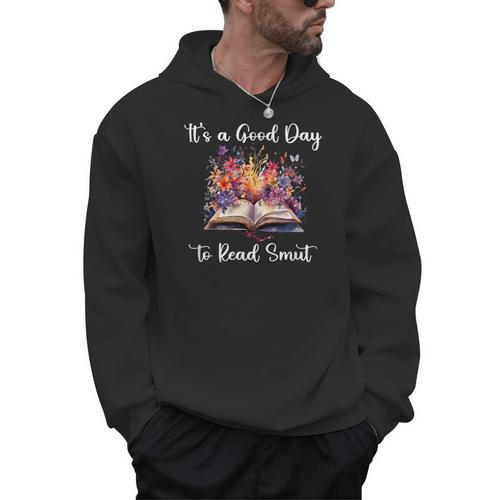Floral Book Smut Slut Read Smutty Books Fuck Off I'm Reading Men Hoodie - Bookorys AU