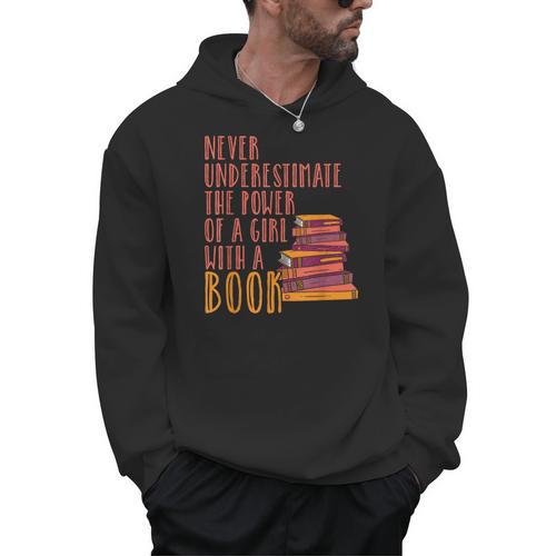 Frauenpower Reading Feminist Books Feminism Men Hoodie - Bookorys