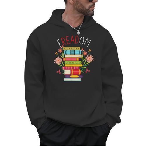 FREADOM Read Banned Books Men Hoodie - Bookorys