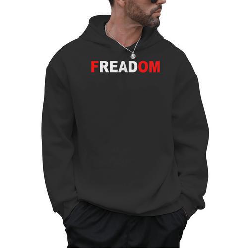 FREADOM T-Shirt For Book Lovers Bookworms Men Hoodie - Bookorys