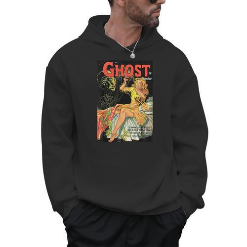 Halloween Horror Vintage Ghost Comic Book Retro Scary Men Hoodie - Bookorys