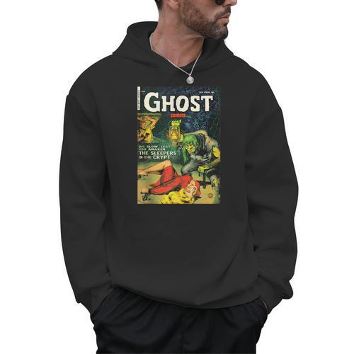 Halloween Horror Vintage Monster Comic Book Retro Scary Men Hoodie - Bookorys