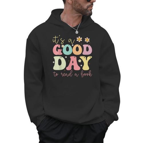 It’s A Good Day To Read A Book Lovers Library Reading Women Men Hoodie - Bookorys