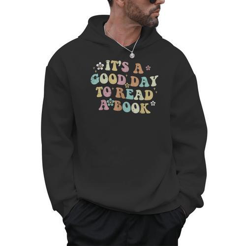 It's A Good Day To Read A Book Reading Librarian Teacher Kid Men Hoodie - Bookorys