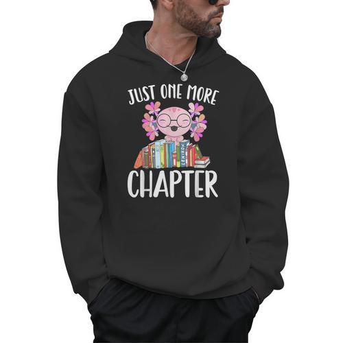 Just One More Chapter Book Lover Librarian Teacher For Men Women Kids Men Hoodie - Bookorys DE