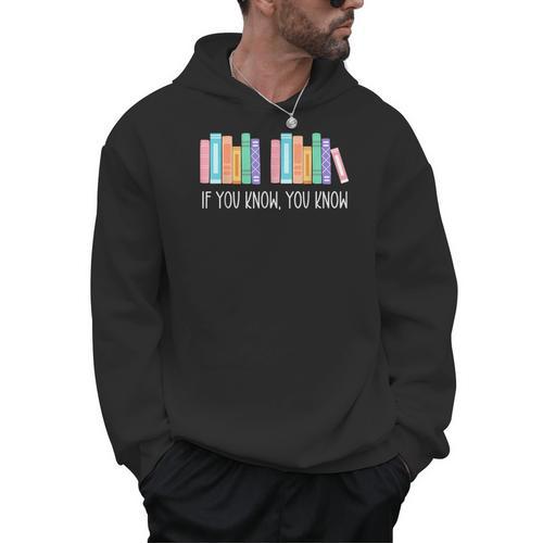 If You Know You Know 6 7 Six Seven Meme Teacher Book Lover Men Hoodie - Bookorys UK