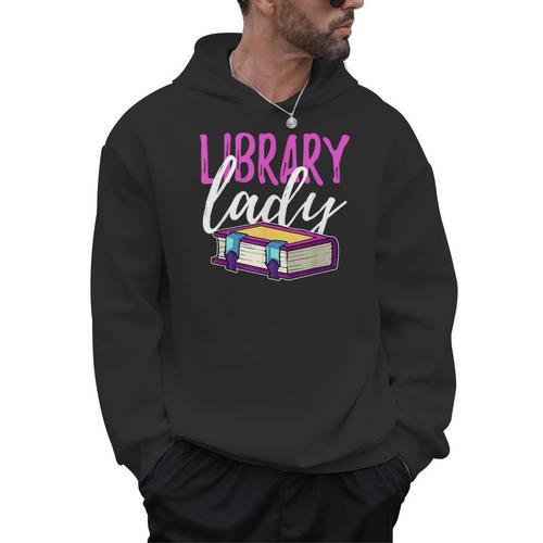 Librarian Library Reading Bookworm Books Men Hoodie - Bookorys AU
